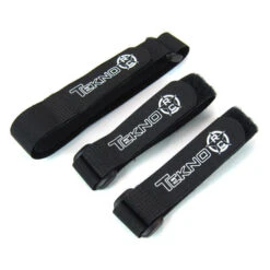 TKR40007K – TEKNO Battery Straps (black, 4-6 Cell)