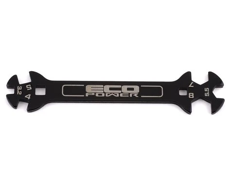 EcoPower Steel Turnbuckle Box Wrench (3.2, 4, 5, 5.5, 7 & 8mm) #ECP-3029 3 EcoPower Steel Turnbuckle Box Wrench (3.2, 4, 5, 5.5, 7 & 8mm) #ECP-3029