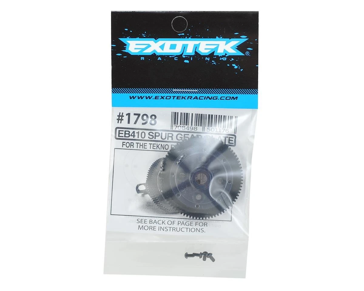Exotek EB410 48P Machined Spur Gear & Mounting Plate (81T) #EXO1798 4 Exotek EB410 48P Machined Spur Gear & Mounting Plate (81T) #EXO1798 - Image 2