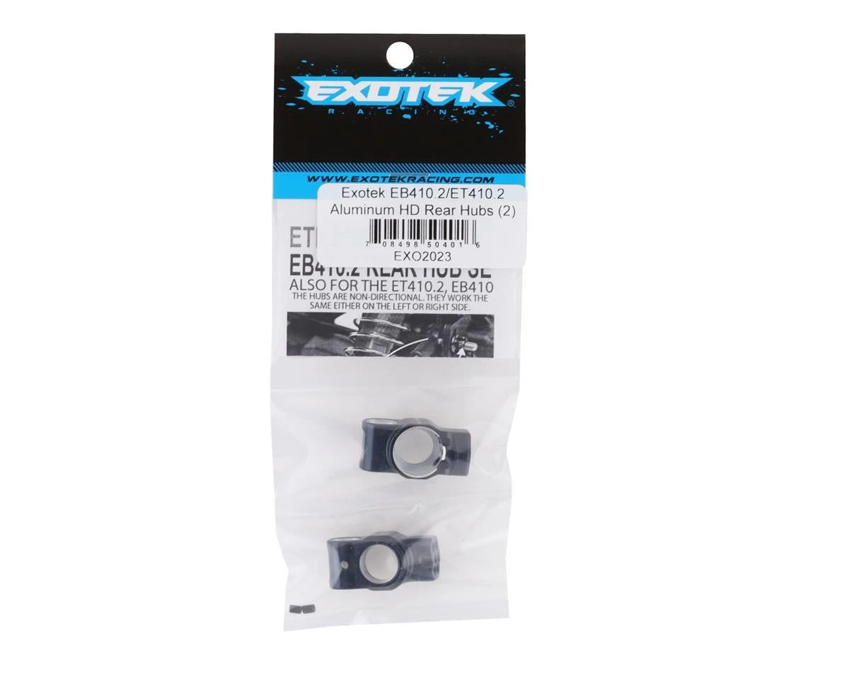 Exotek EB410.2/ET410.2 Aluminum HD Rear Hubs (2) #EXO2023 4 Exotek EB410.2/ET410.2 Aluminum HD Rear Hubs (2) #EXO2023 - Image 2