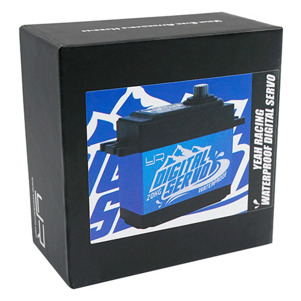 Yeah Racing 20kg Waterproof Super Torque Digital Servo Blue For 1/10 Crawler Buggy 3 Yeah Racing 20kg Waterproof Super Torque Digital Servo Blue For 1/10 Crawler Buggy